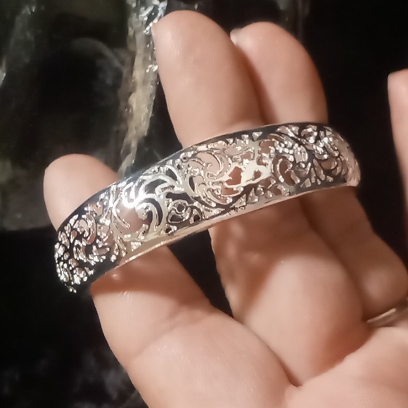 Cuff bracelet sterling silver 925 - Picture 2 of 7